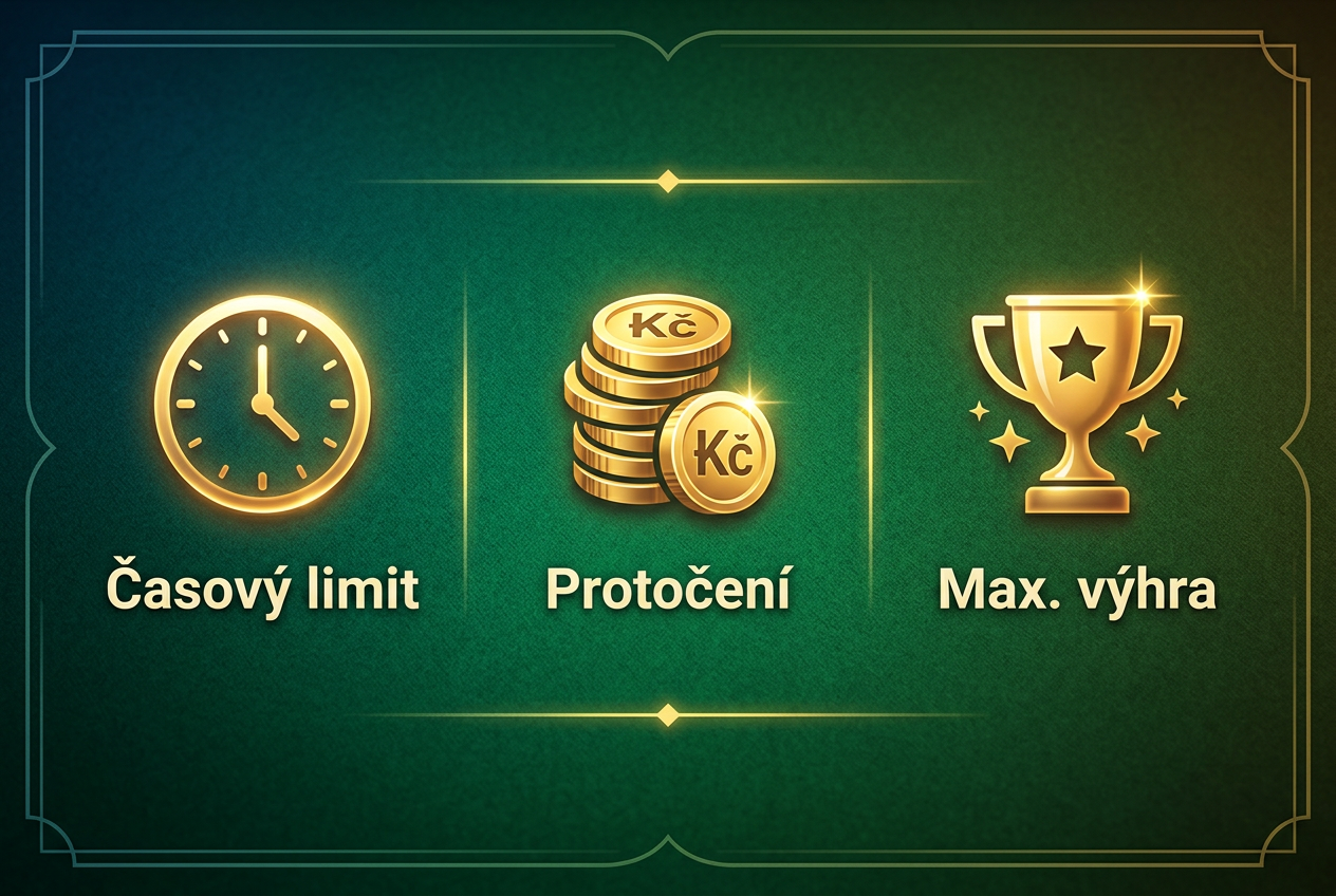 Infografika podmínek wageringu a pravidel bonusů